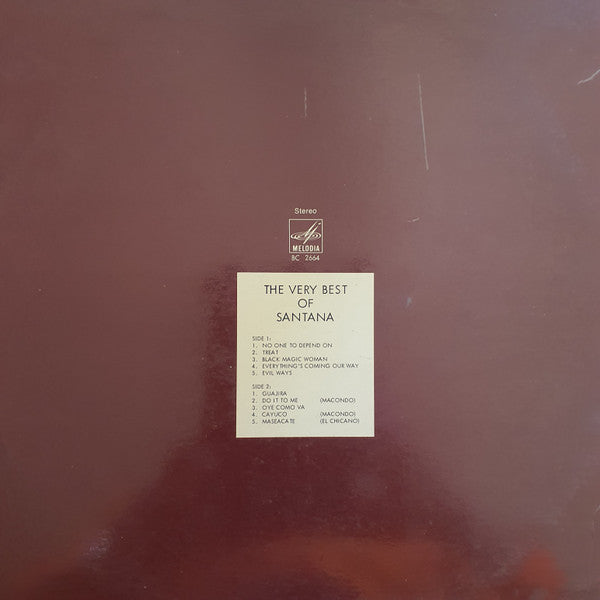 Santana : The Very Best Of Santana (LP, Comp, Unofficial)