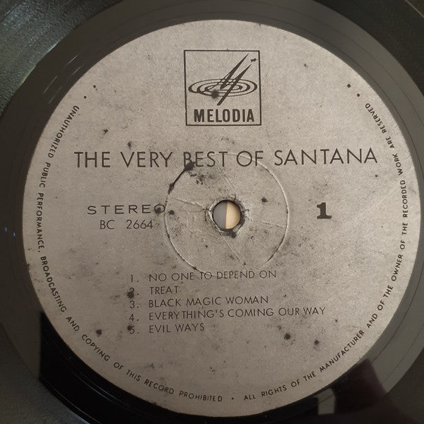 Santana : The Very Best Of Santana (LP, Comp, Unofficial)