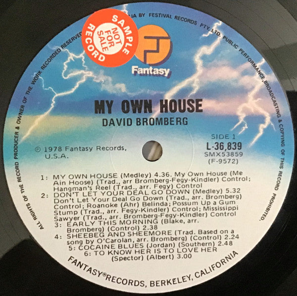 David Bromberg : My Own House (LP, Album)
