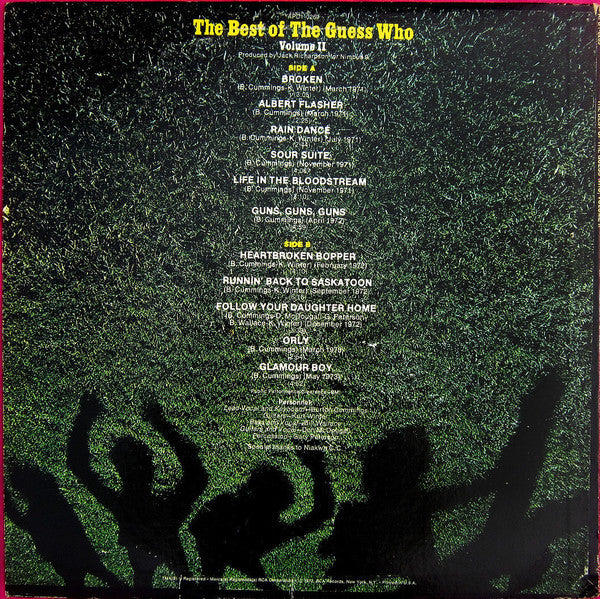 The Guess Who : The Best Of The Guess Who: Volume II (LP, Comp, Quad)