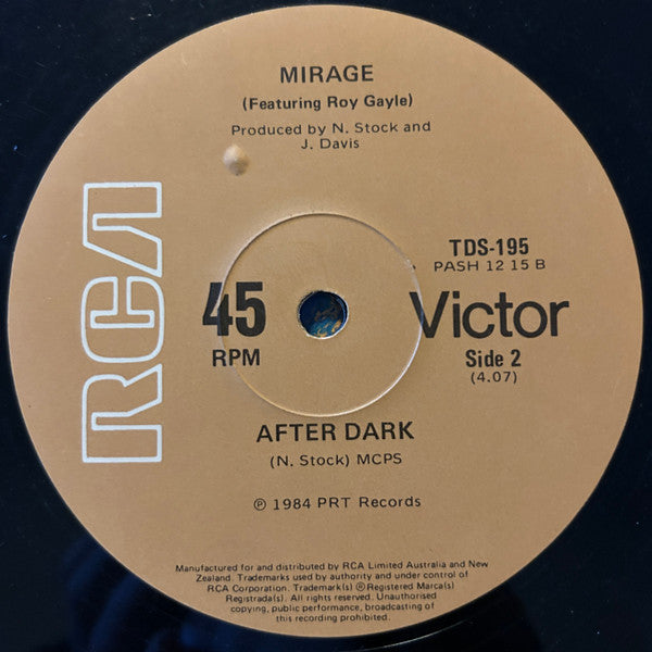Mirage (12) : Give Me The Night (Medley) (12", P/Mixed, Com)