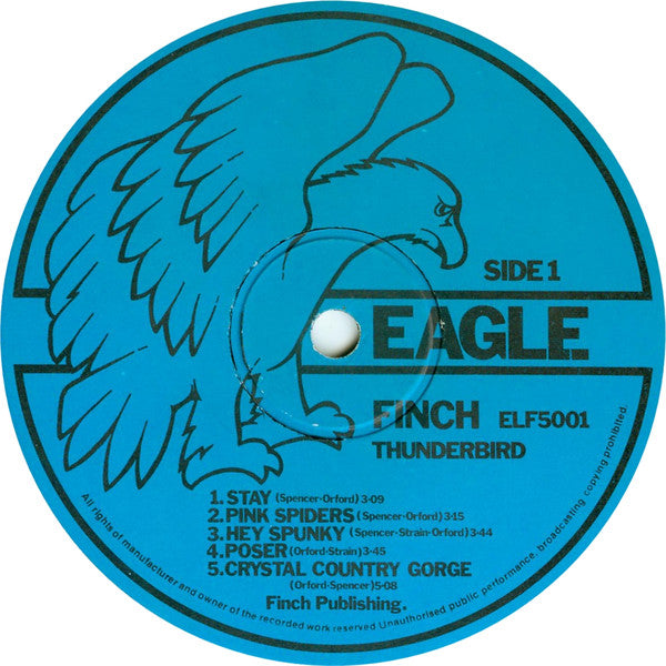 Finch (6) : Thunderbird (LP, Album)