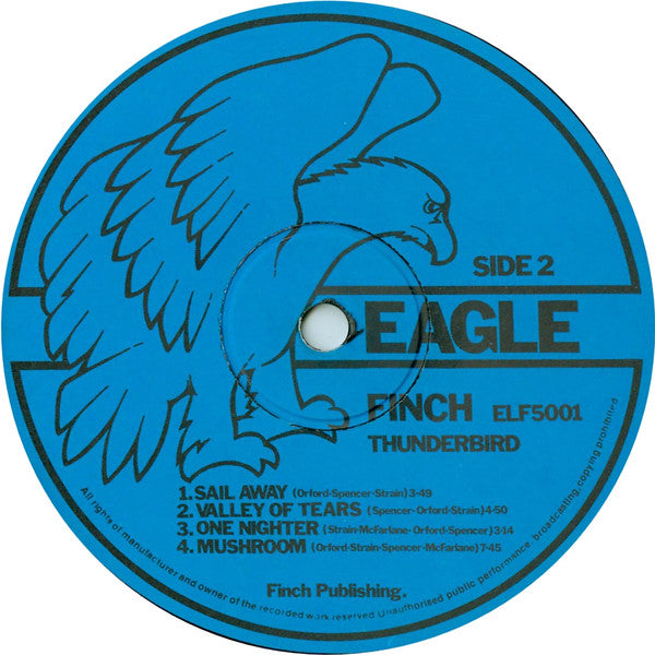 Finch (6) : Thunderbird (LP, Album)