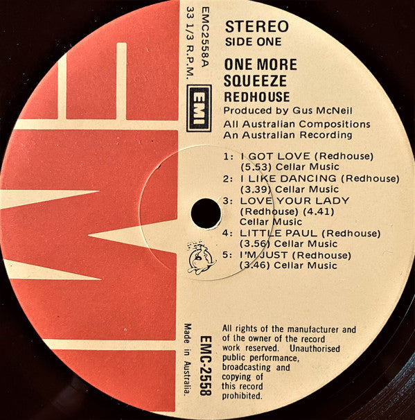 Redhouse (3) : One More Squeeze (LP, Album)