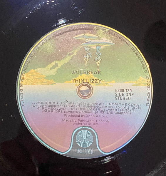 Thin Lizzy : Jailbreak (LP, Album, RE)