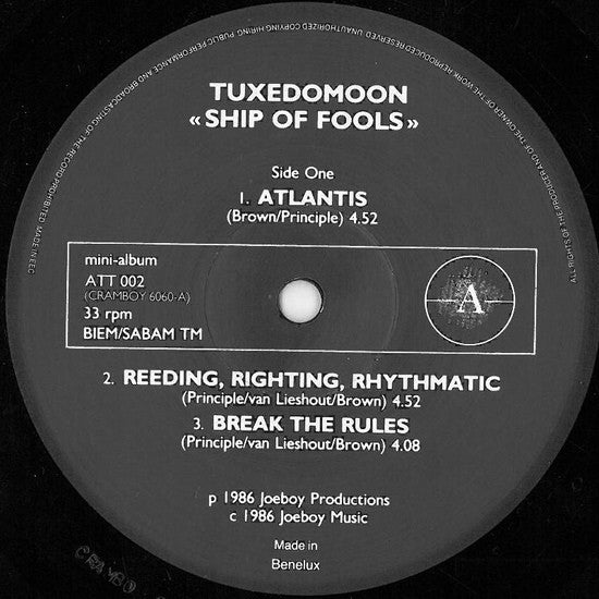 Tuxedomoon : Ship Of Fools (LP, MiniAlbum)