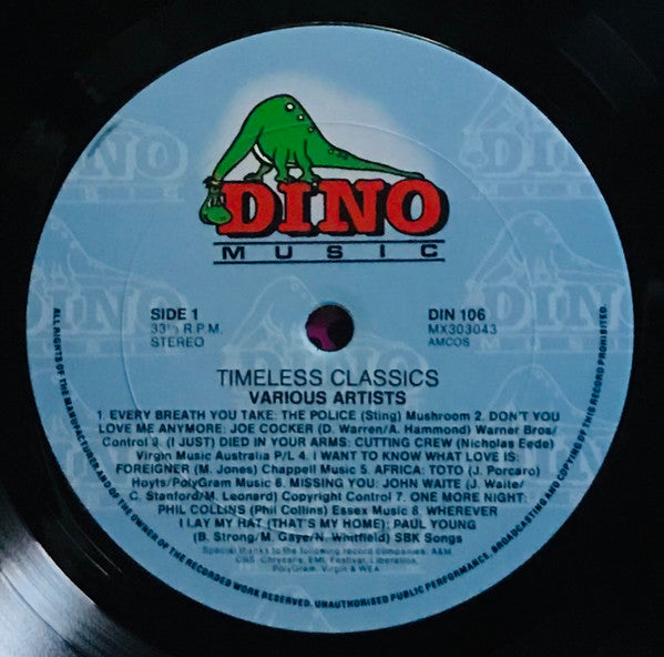 Various : Timeless Classics (LP, Comp)
