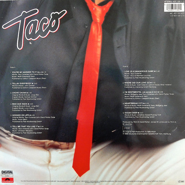 Taco : Tell Me That You Like It (LP, Album)