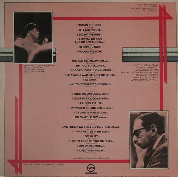 Ella Fitzgerald : Sings The Harold Arlen Song Book (2xLP, Album, RE)