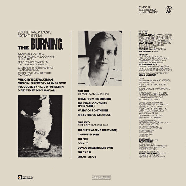Rick Wakeman : The Burning (The Original Soundtrack Music From The Film) (LP, Album)