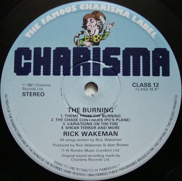 Rick Wakeman : The Burning (The Original Soundtrack Music From The Film) (LP, Album)