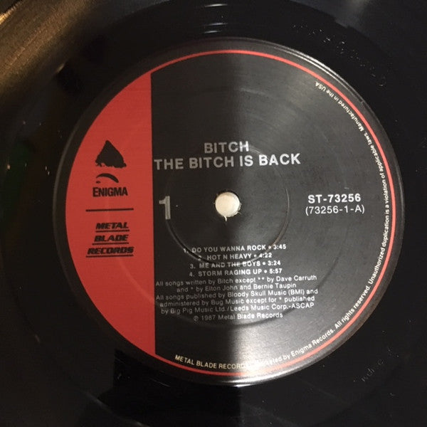 Bitch (2) : The Bitch Is Back (LP, Album)