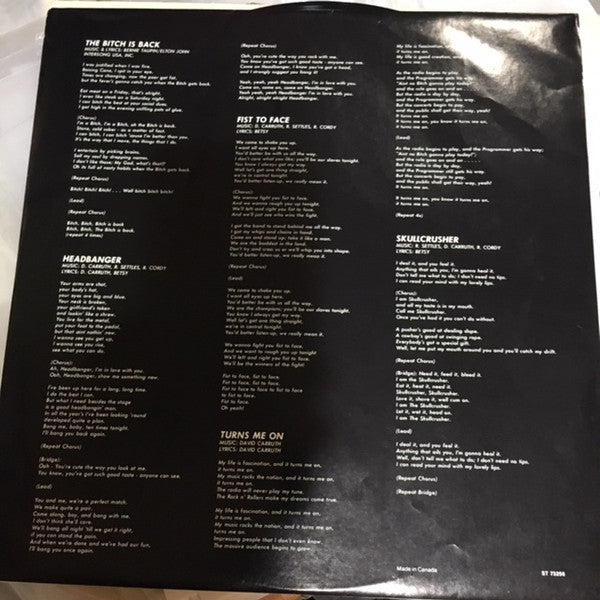 Bitch (2) : The Bitch Is Back (LP, Album)