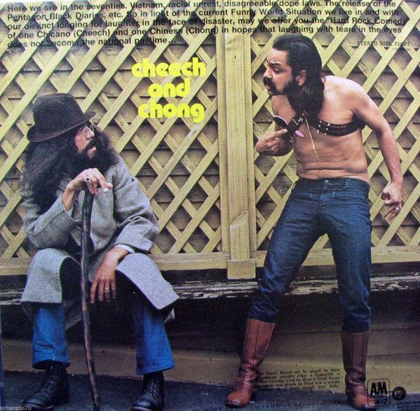 Cheech & Chong : Cheech And Chong (LP, Album, Tex)