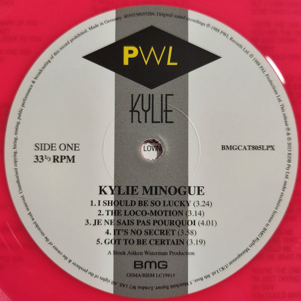Kylie Minogue : Kylie (LP, Album, Ltd, RE, RM, Neo)