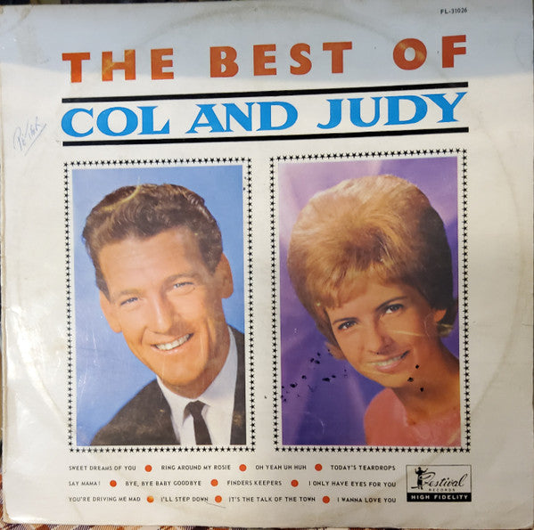 Col Joye, Judy Stone : The Best Of Col And Judy (LP)