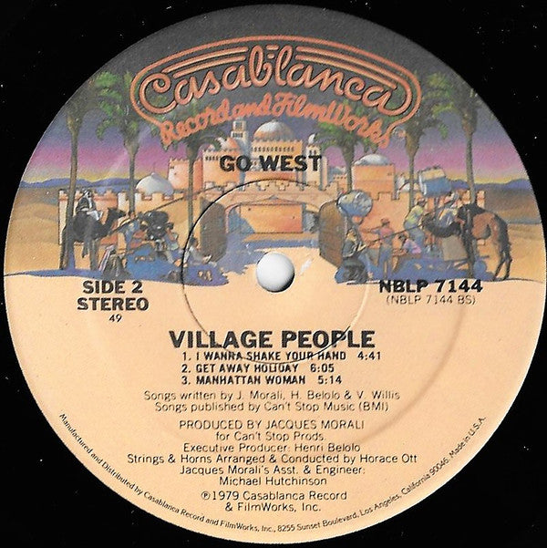 Village People : Go West (LP, Album, 49-)