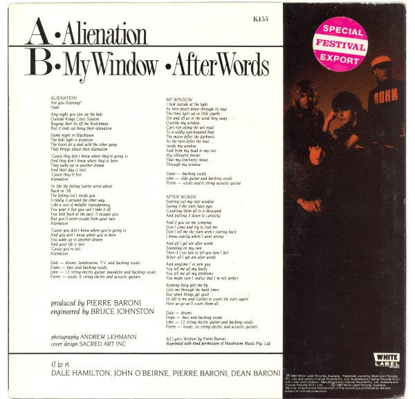 The Pony : Alienation (7", Single)