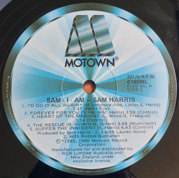 Sam Harris (2) : Sam-I-Am (LP, Album)