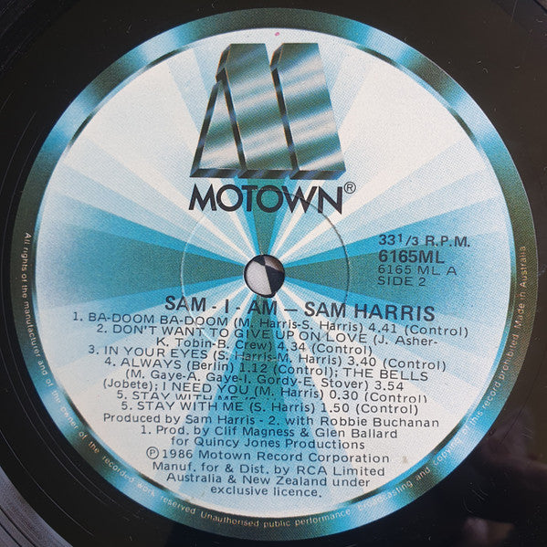 Sam Harris (2) : Sam-I-Am (LP, Album)