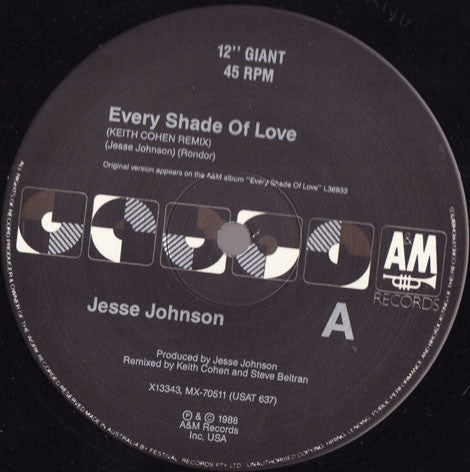 Jesse Johnson : Every Shade Of Love (12", Ltd)