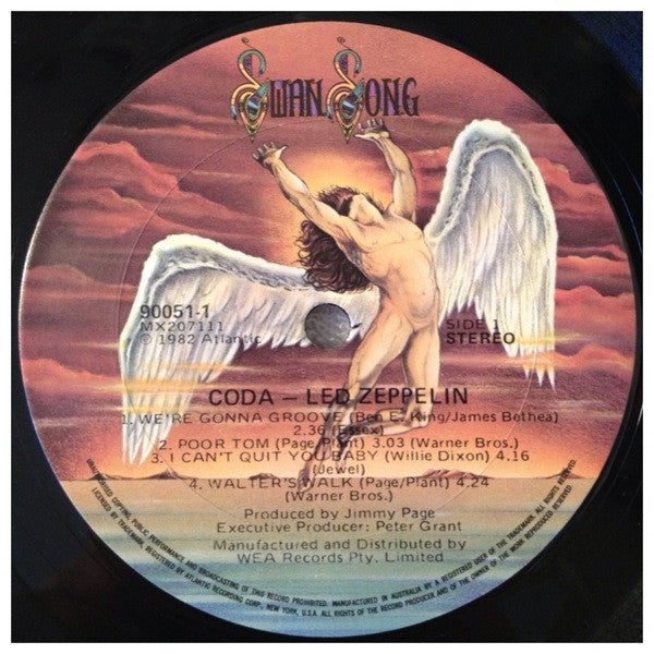 Led Zeppelin : Coda (LP, Album, Gat)