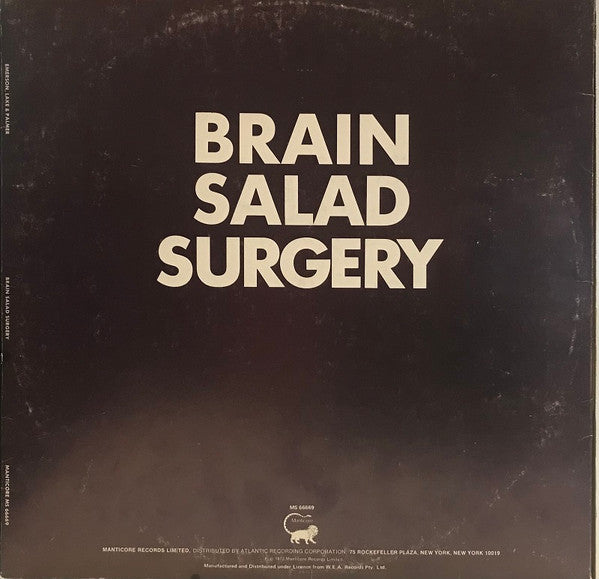 Emerson, Lake & Palmer : Brain Salad Surgery (LP, Album)