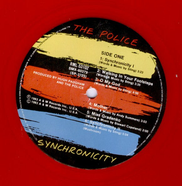 The Police : Synchronicity (LP, Album, Ltd, Red)