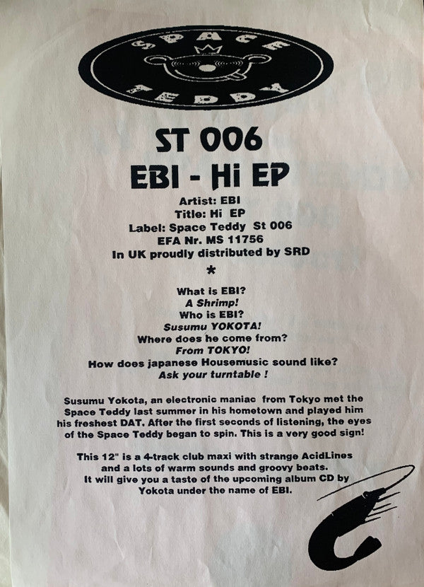 Ebi : Hi EP (12&quot;, EP, Ltd, W/Lbl, Def)