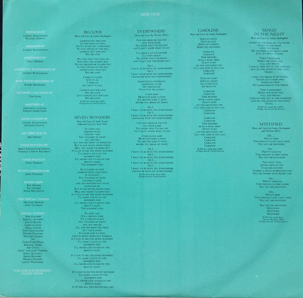 Fleetwood Mac : Tango In The Night (LP, Album)