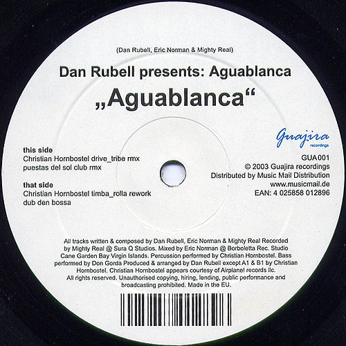 Dan Rubell : Aguablanca (12")