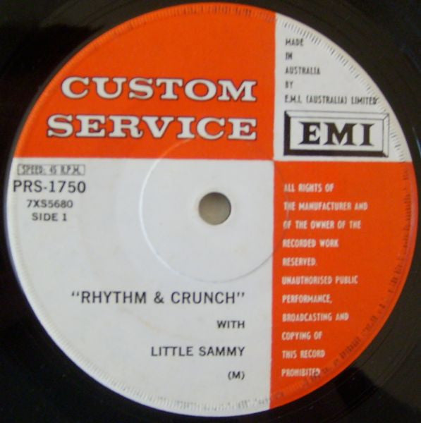 Little Sammy Gaha : When It Comes To The Crunch (It's Smith's It Is) (7")