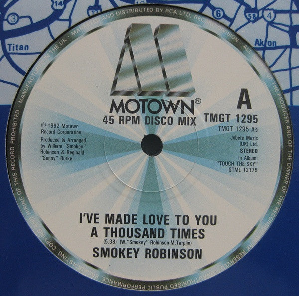 Smokey Robinson : I&#39;ve Made Love To You A Thousand Times (12&quot;)