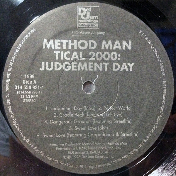 Method Man : Tical 2000: Judgement Day (2xLP, Album)