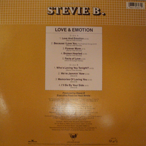 Stevie B : Love & Emotion (LP, Album)