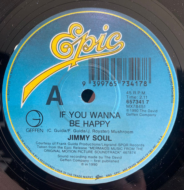 Jimmy Soul : If You Wanna Be Happy (7", Single, Sol)