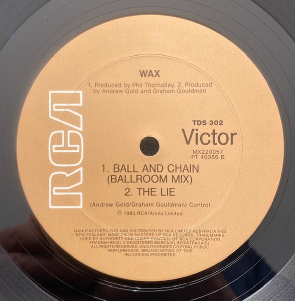 Wax (6) : Ball And Chain (12")