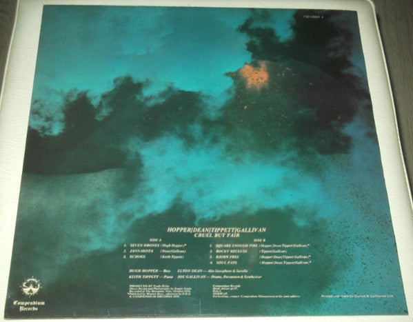 Hugh Hopper / Elton Dean / Keith Tippett / Joe Gallivan : Cruel But Fair (LP, Album, Promo)