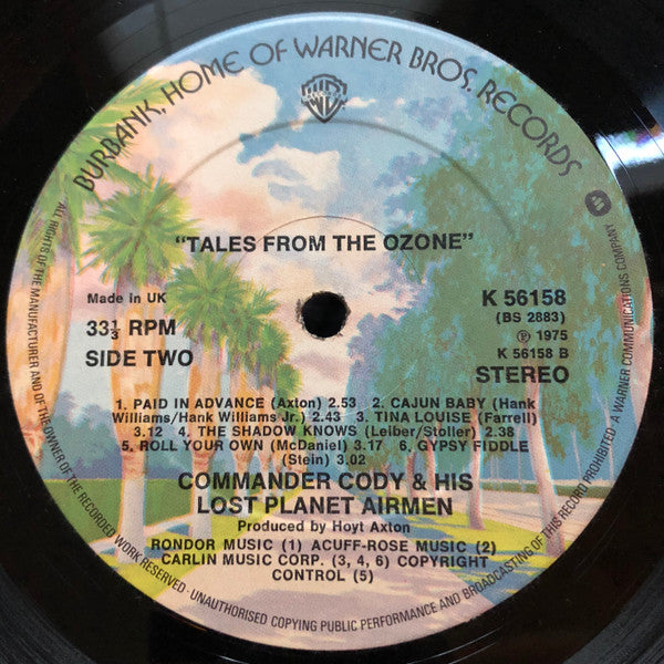 Commander Cody And His Lost Planet Airmen : Tales From The Ozone (LP, Album)