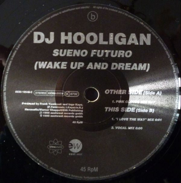 DJ Hooligan : Sueño Futuro (Wake Up And Dream) (12", Maxi)