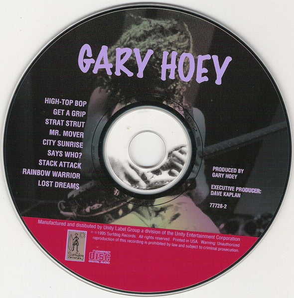Gary Hoey : Gary Hoey (CD, Album)