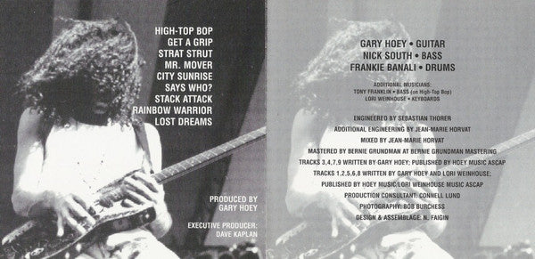 Gary Hoey : Gary Hoey (CD, Album)