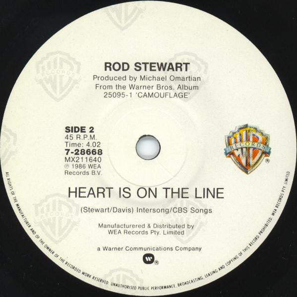 Rod Stewart : Love Touch (Theme From Legal Eagles) (7")