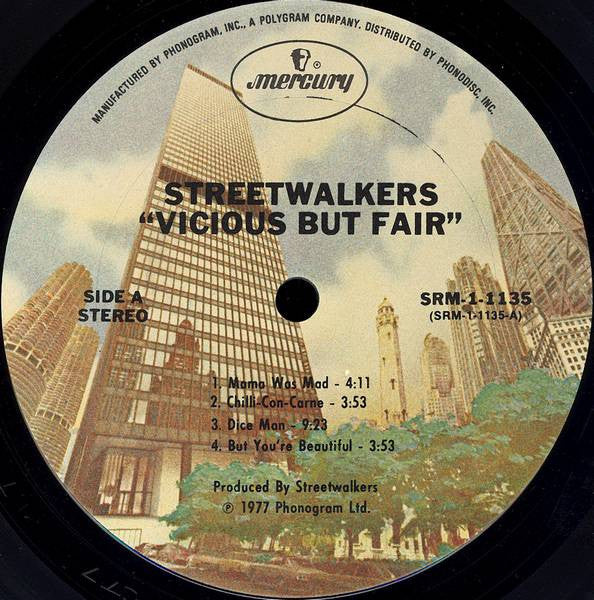 Streetwalkers : Vicious But Fair (LP, Album)