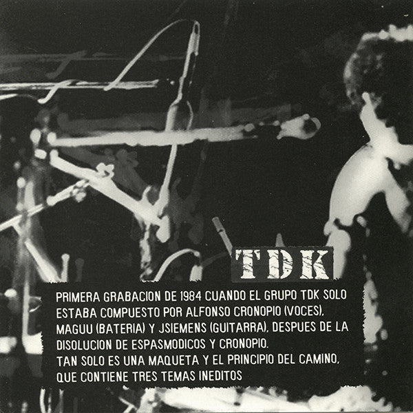 TDeK : 1984 Primera Grabación (7")