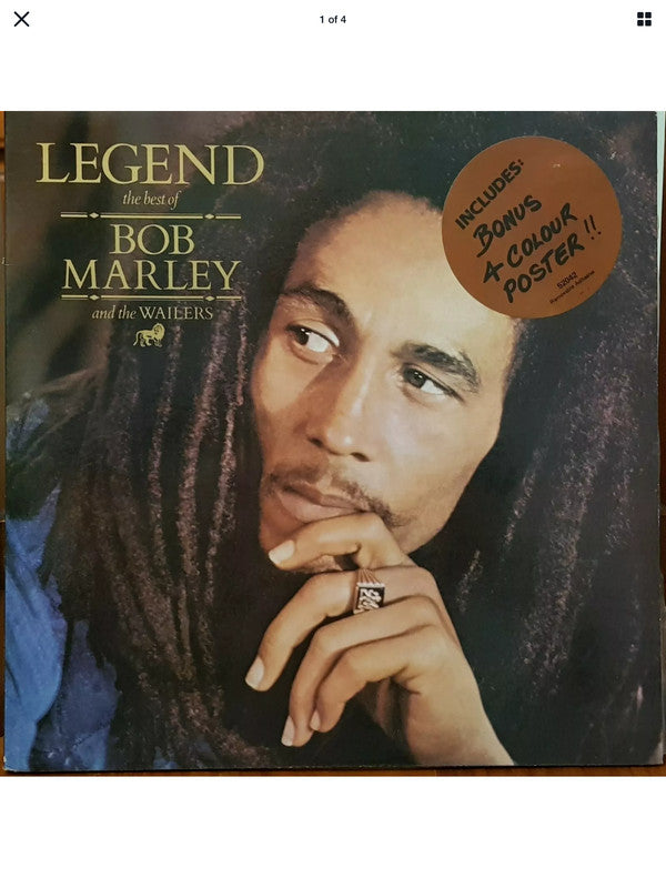 Bob Marley & The Wailers : Legend (The Best Of Bob Marley And The Wailers) (LP, Comp, Gat)