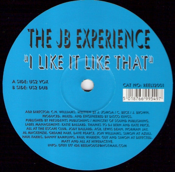 JB Experience : I Like It Like That (12&quot;)