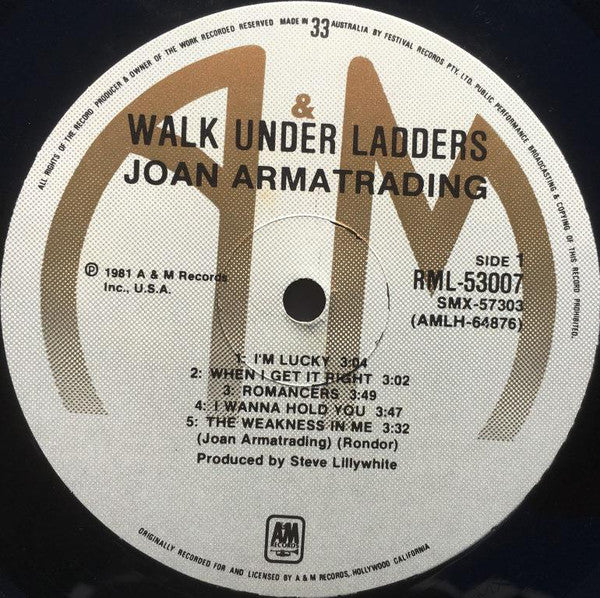 Joan Armatrading : Walk Under Ladders (LP, Album)