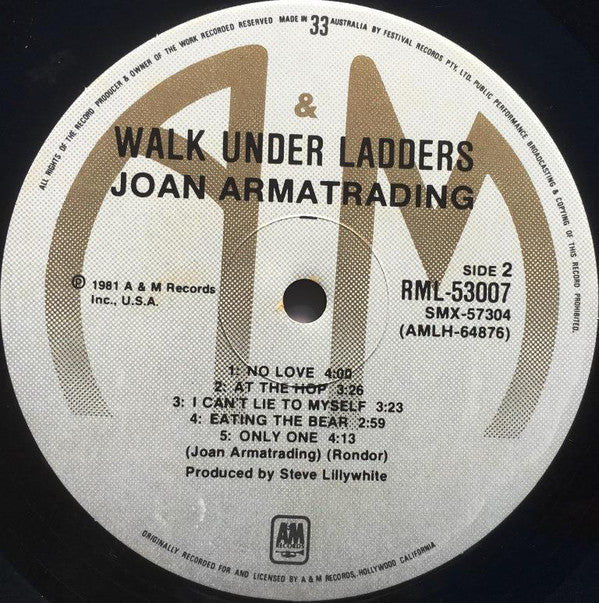 Joan Armatrading : Walk Under Ladders (LP, Album)