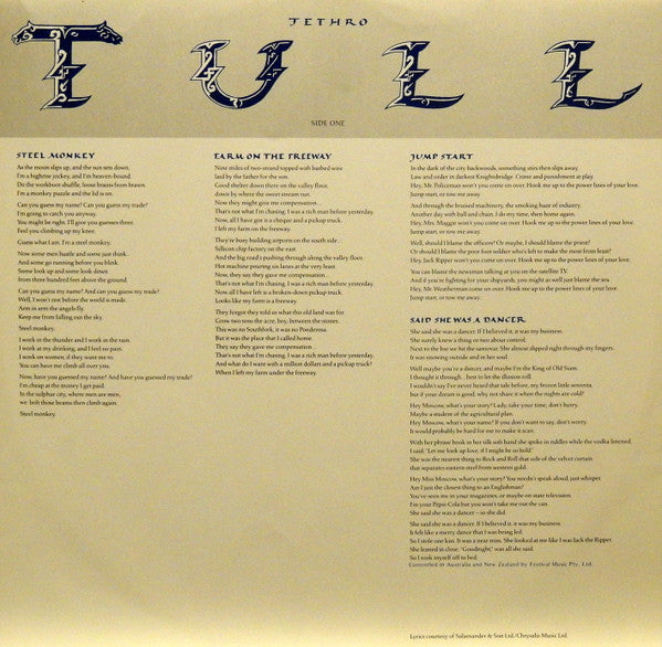 Jethro Tull : Crest Of A Knave (LP, Album)